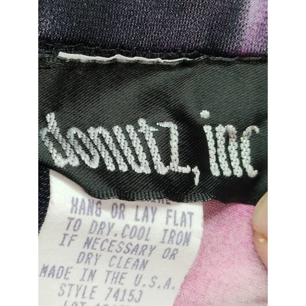 donutz inc dress small tie dye open back party dance club bodycon stretch USA